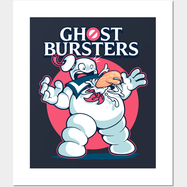 Ghost Bursters Wall Art by harebrained